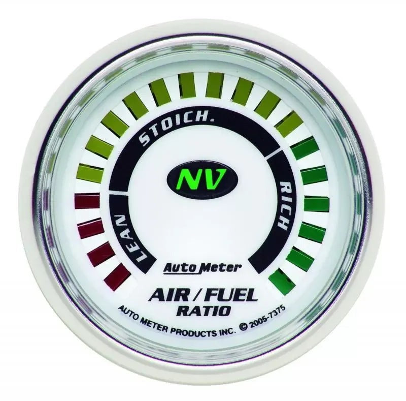 Autometer 2-1/16" LEAN-RICH Air/Fuel Ratio-Narrowband Gauge NV | Universal (7375)
