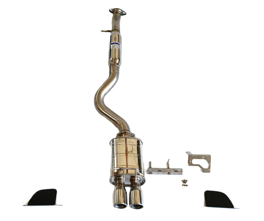 Invidia Q300 Rolled Stainless Steel Tip Catback | 2023+ Toyota GR Corolla (HS22TGCQ32RSL)