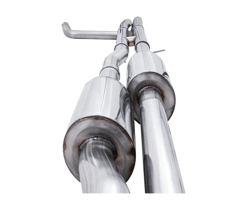 AWE 0FG Catback Exhaust for Silverado ZR2/Sierra AT4X - Dual Bashguard (no tips) (3015-31972)