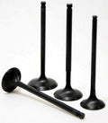 GSC P-D Chrome Polished Exhaust Valve - 31mm Head +1mm - SET 8 | 2002-2006 Acura RSX and 2001-2005 Honda Civic (2043-8)