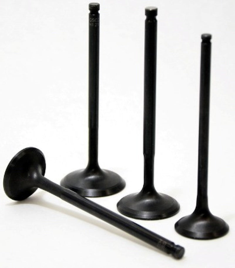 GSC P-D Chrome Polished Exhaust Valve - 31mm Head +1mm - SET 8 | 2002-2006 Acura RSX and 2001-2005 Honda Civic (2043-8)