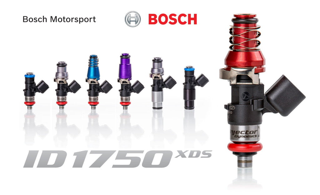 Injector Dynamics 1750cc XDS Injectors - Set of 4 | Multiple EVO / DSM Fitments (1750.60.11.D.4)