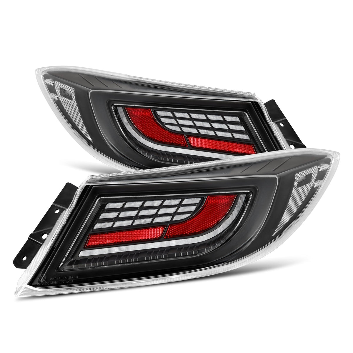Alpharex LUXX-Series LED Tail Lights - Alpha-Black | 2021+ Toyota GR86 / Subaru BRZ (675040)