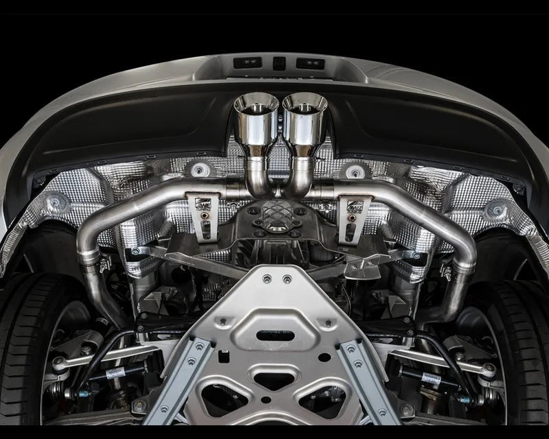 AWE Track Edition Exhaust for Porsche 718 Boxster / Cayman - Chrome Silver Tips (3010-32038)