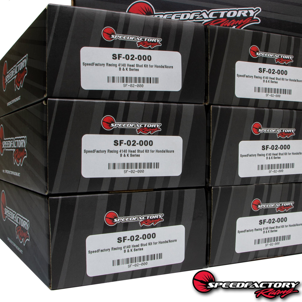 SpeedFactory Racing 4140 Head Stud Kit | 2002-2006 Acura RSX Type-S, 1990-2001 Acura Integra, and 2006-2015 Honda Civic Si (SF-02-000)