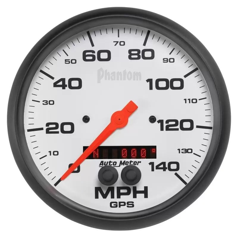 Autometer 5" 0-140 MPH Speedometer Gauge Phantom | Universal (5881)