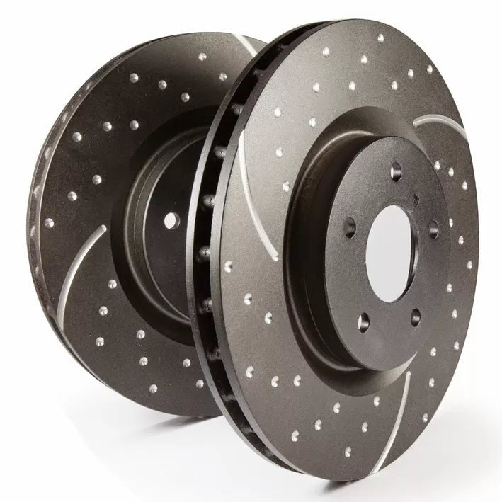 EBC Brakes Turbo Grooved Front Rotors | 2016-2021 Honda Civic Si (GD7741)