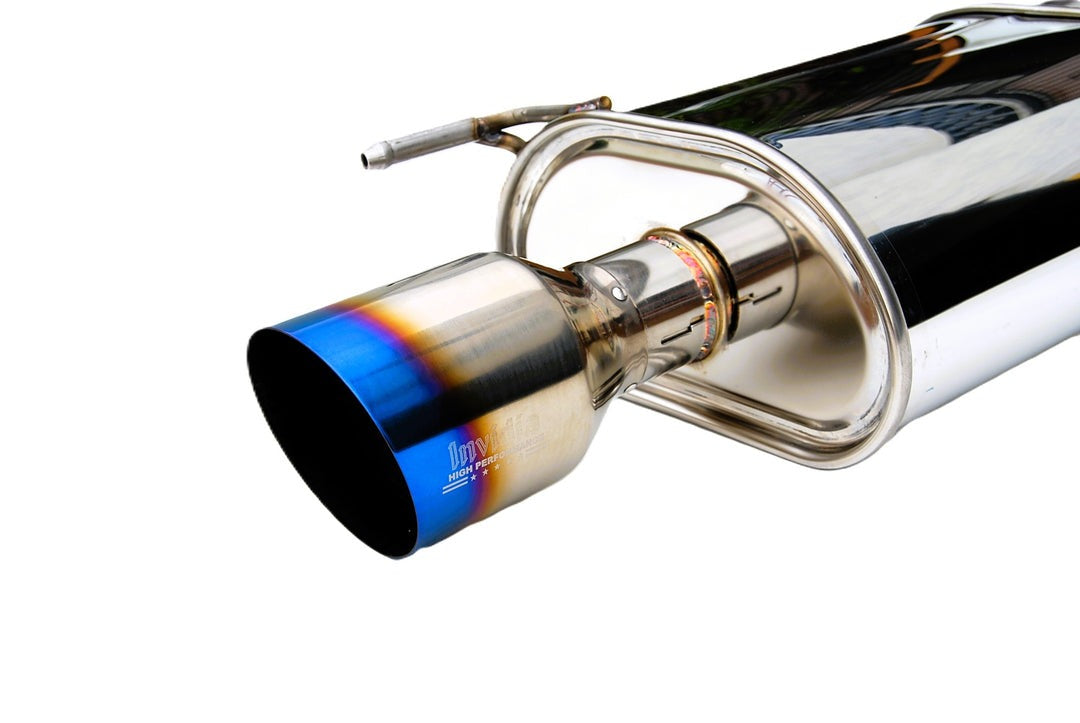 Invidia Q300 Catback Exhaust w/Single Layer Titanium Tips | 2007-Up Infiniti G35/G37 Sedan (HS07IG4G3T)