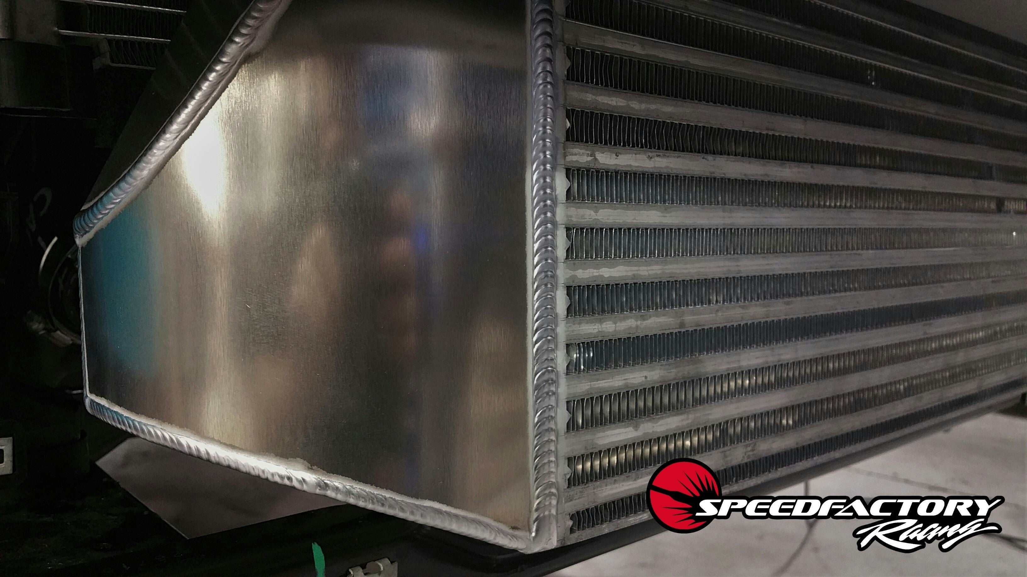 SpeedFactory Racing 600HP Dual Backdoor Intercooler | 2015-2022 Ford Mustang Ecoboost (SF-06-55-002)