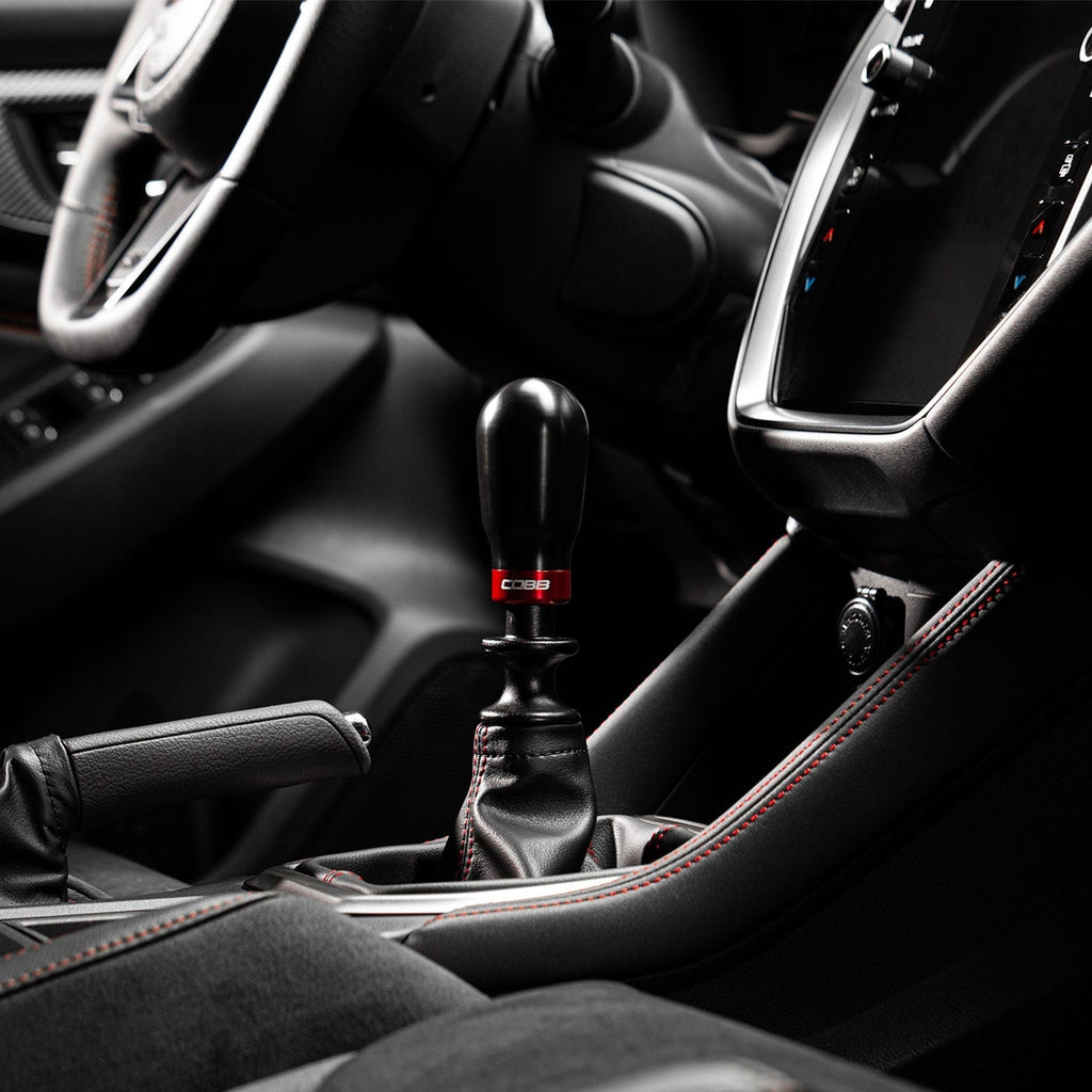 Cobb 6-Speed Tall Weighted Shift Knob | 04-21 Subaru STI / 15-24 WRX / 06-09 Legacy GT Spec B (213370)