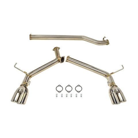 STM Stainless Dual Exit Catback Exhaust | 2022+ Subaru WRX (STM-VBWRX-EXDE-SS)