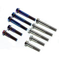 SpeedFactory Racing B-Series AWD Titanium Shift Arm Housing 5pc Bolt Kit | 1990-2001 Acura Integra, 1999-2000 Honda Civic Si, and 1997-2000 Honda Civic Type-R with AWD Swap (SF-02-057-A)