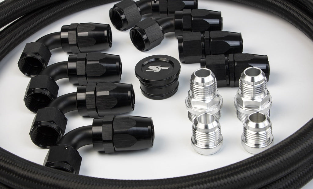 SpeedFactory Racing Catch Can Hose and Fitting Kits | 1994-2001 Acura Integra, and 1999-2000 Honda Civic Si (SF-02-600)