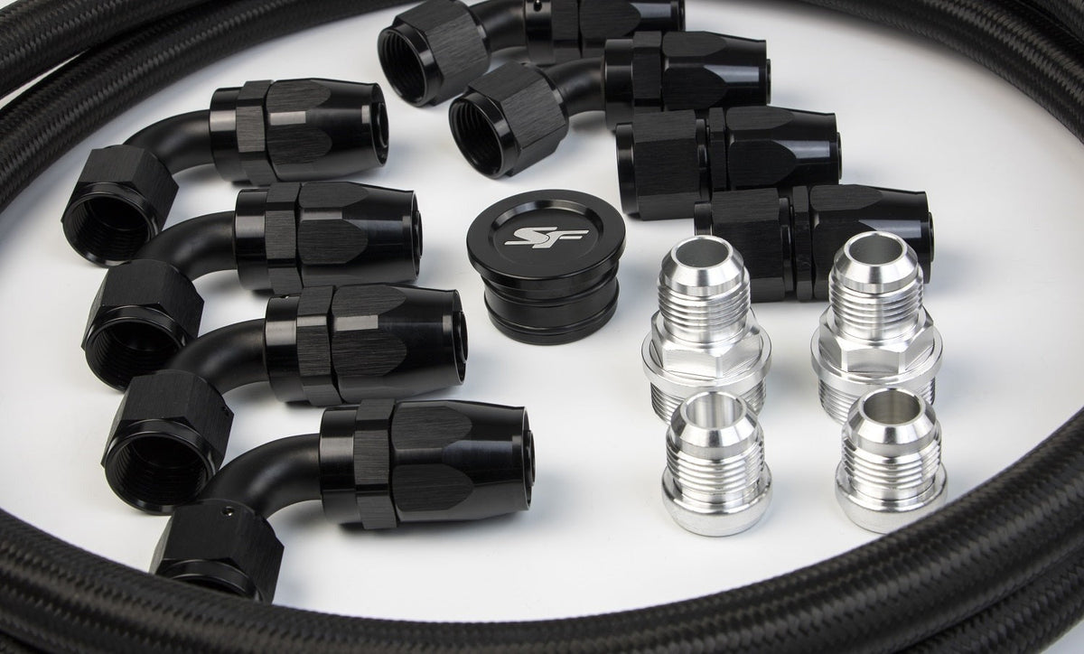 SpeedFactory Racing Catch Can Hose and Fitting Kits | 1994-2001 Acura Integra, and 1999-2000 Honda Civic Si (SF-02-600)