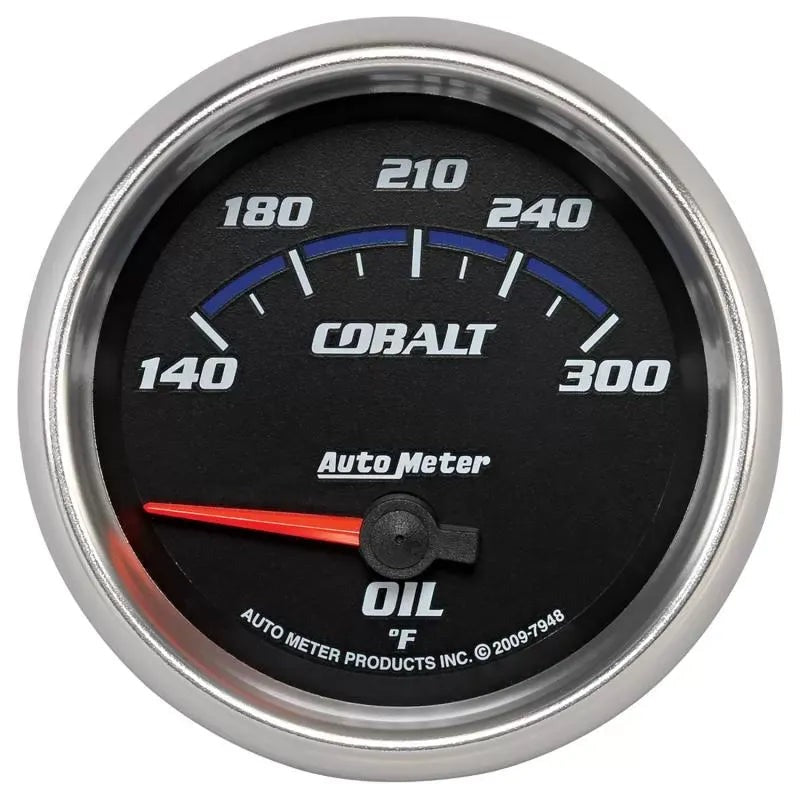 Autometer 2-5/8" 140-300 °F Oil Temperature Gauge Cobalt | Universal (7948)