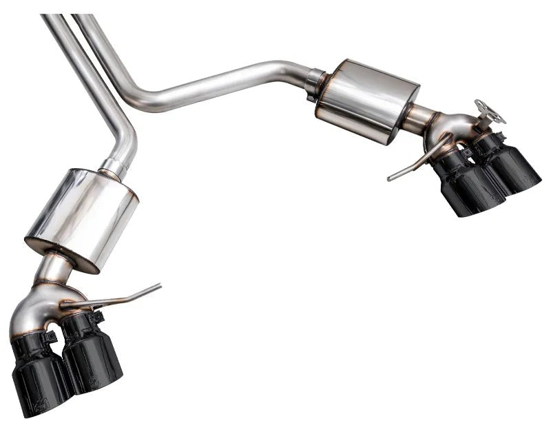 AWE Touring Edition Catback Exhaust for '19-'21 Porsche Macan 3.0T/2.9TT - Diamond Black Tips (3015-43951)