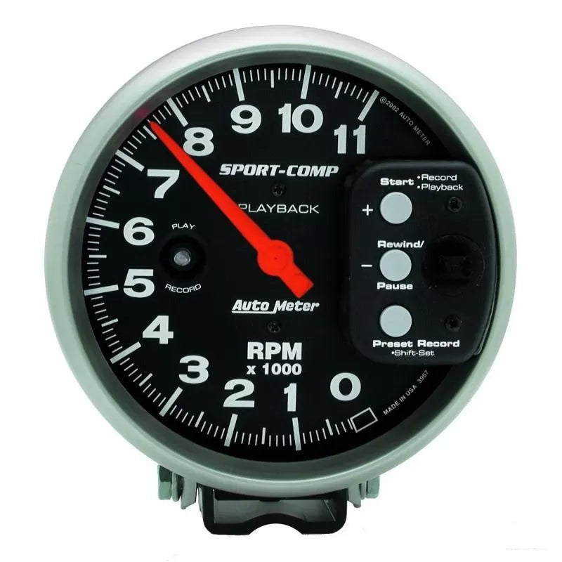 Autometer 5" 0-11K RPM Tachometer Gauge SPORT-COMP | Universal (3967)