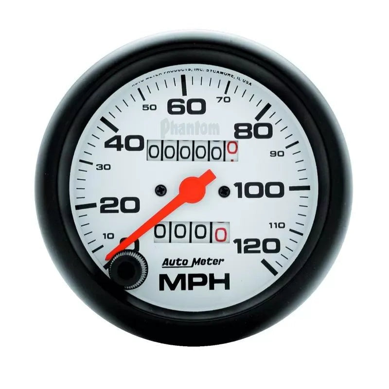 Autometer 3-3/8" 0-120 MPH Speedometer Gauge Phantom | Universal (5892)