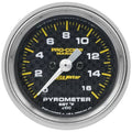 Autometer 2-1/16" 0-1600 oF Pyrometer EGT Gauge Marine Carbon Fiber | Universal (200842-40)
