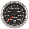 Autometer 2-1/16" 140-280 °F PRO-CYCLE Oil Temperature Gauge Black | Universal (19640)