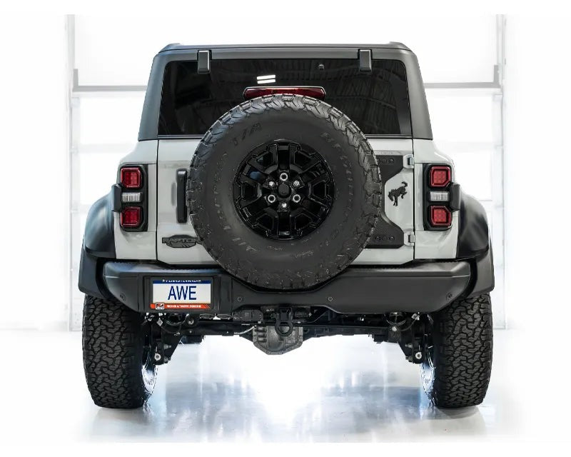 AWE Tuning SwitchPath Exhaust | 3" Diameter | Dual BashGuards | No Tips for The Ford Bronce Raptor (3025-31327)