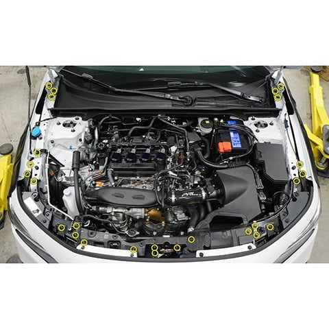 Dress Up Bolts Stage 1 Titanium Hardware Engine Bay Kit | 2022+ Honda Civic Si (HON-062-Ti)