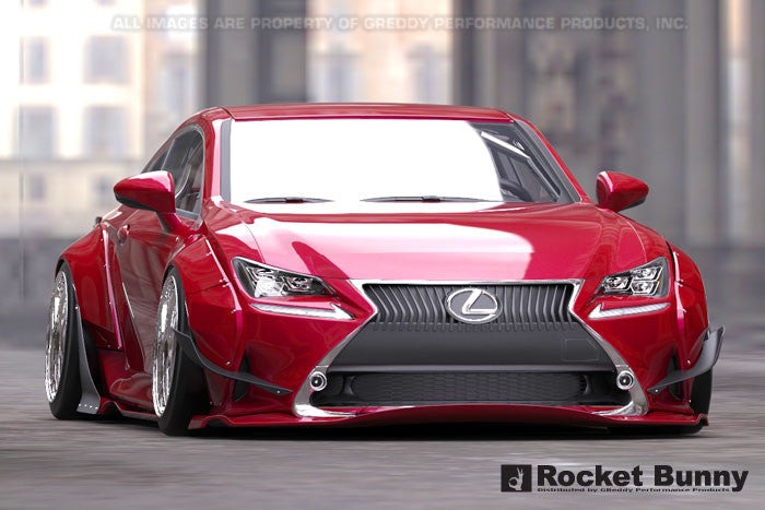 GReddy Rocket Bunny Front Canards | 2015-2025 Lexus RC F (17010266)