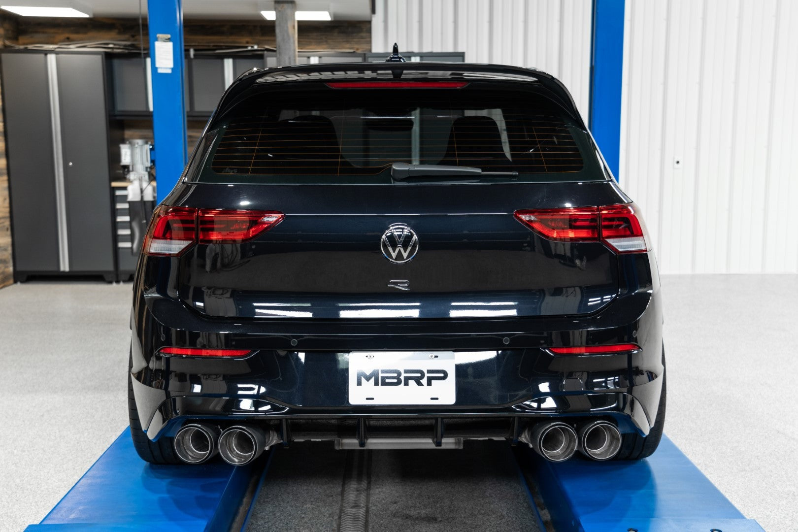 MBRP Stainless Steel 3" Cat-Back - 2.5" Quad Exit | 2022+ VW MK8 Golf R (S4613)