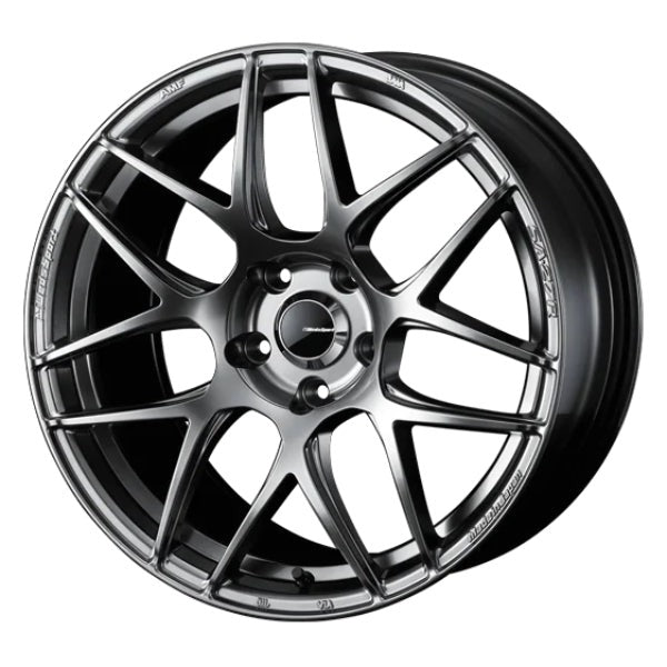 WedsSport SA-27R Platinum Silver Black 18x8 | 5x114.3 (74219)