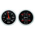 Autometer 5" 240-33 Ω Quad & Speedometer 2-Piece Gauge Kit Designer Black | Universal (1403)