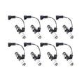 Injector Dynamics ID1050X Injectors 14mm Grey Adaptor Top Bottom Silver Adaptor Set of 8 (1050.60.14.14B.8-PU)