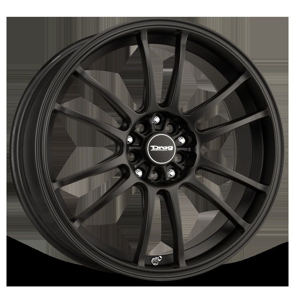 Drag Wheels DR38 Flat Black 17x9 | 5x100/5x114.3 (DR38179052873NO1)