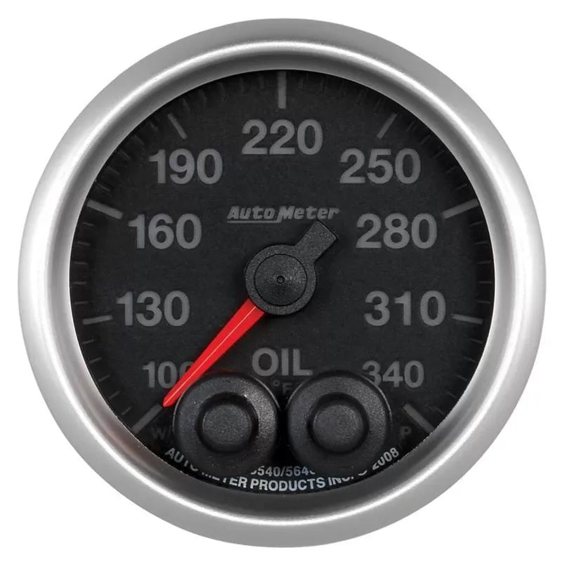 Autometer 2-1/16" 100-340 °F Oil Temperature Gauge Elite | Universal (5640)