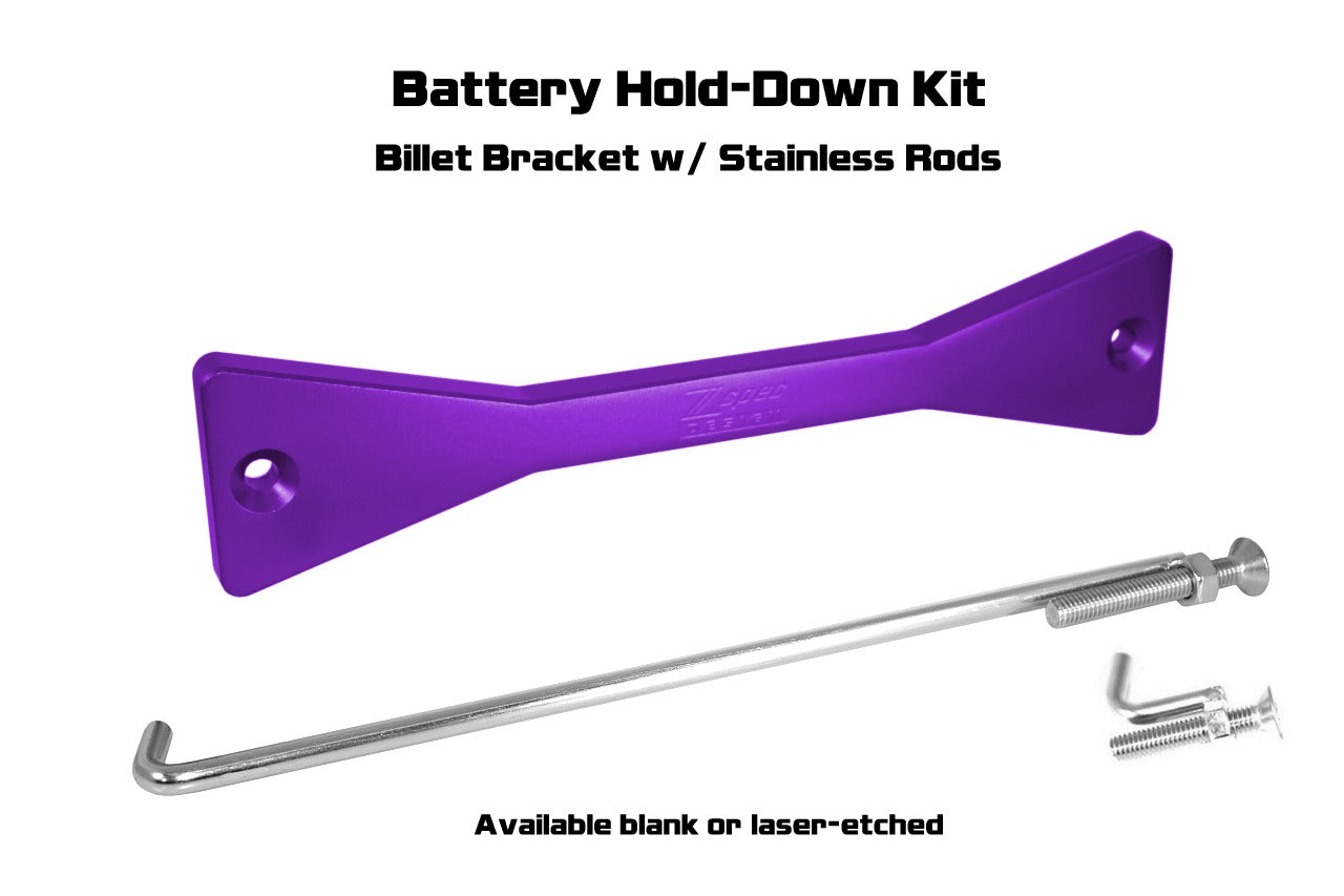 ZSPEC Billet/Stainless Battery Hold Down/Bracket | 2023+ Nissan Z (00843612134684)