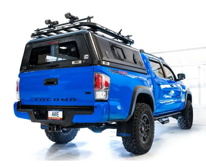 AWE 0FG Exhaust with BashGuard for 3rd Gen Tacoma - No Tips (3015-31826)