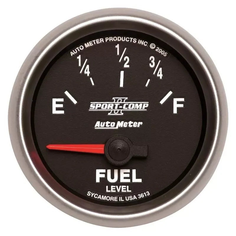 Autometer 2-1/16" 0-90 Ω SSE Fuel Level Gauge SCII | Universal (3613)