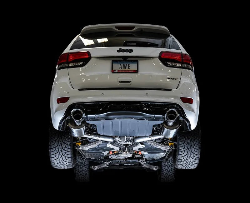 AWE Touring Edition Exhaust for Jeep Grand Cherokee SRT - Chrome Silver Tips (3015-32123)