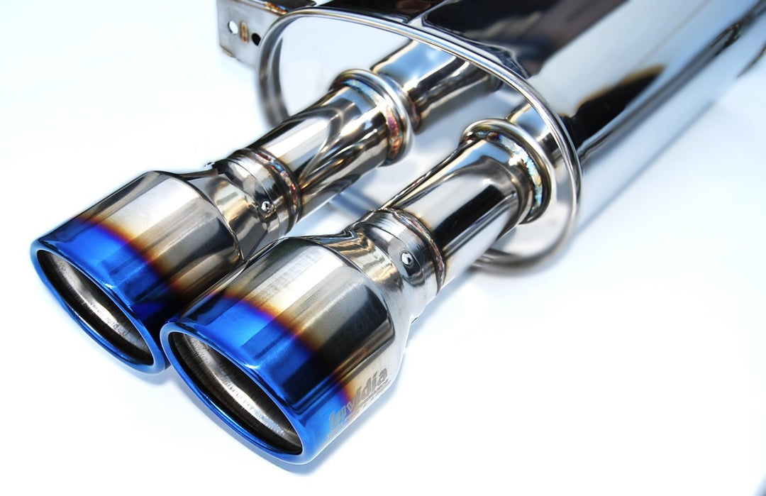 Invidia Q300 Catback Exhaust w/Titanium Tips | 2014-2024 Mini Cooper S (HS14MCSG3T)