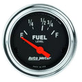 Autometer 2-1/16" 16-158 Ω Fuel Level Gauge Traditional Chrome | Universal (2518)