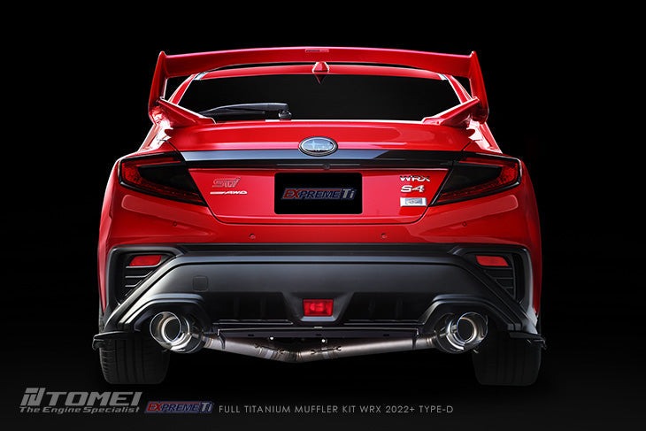 Tomei Expreme Ti Dual Exit Titanium Catback "Type D" | 2022+ Subaru WRX (TB6090-SB06B)