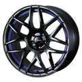 WedsSport SA-27R Black Chrome with a Blue Undercut (Blue Light Chrome II) 18x7.5 | 5x114.3 (74233)