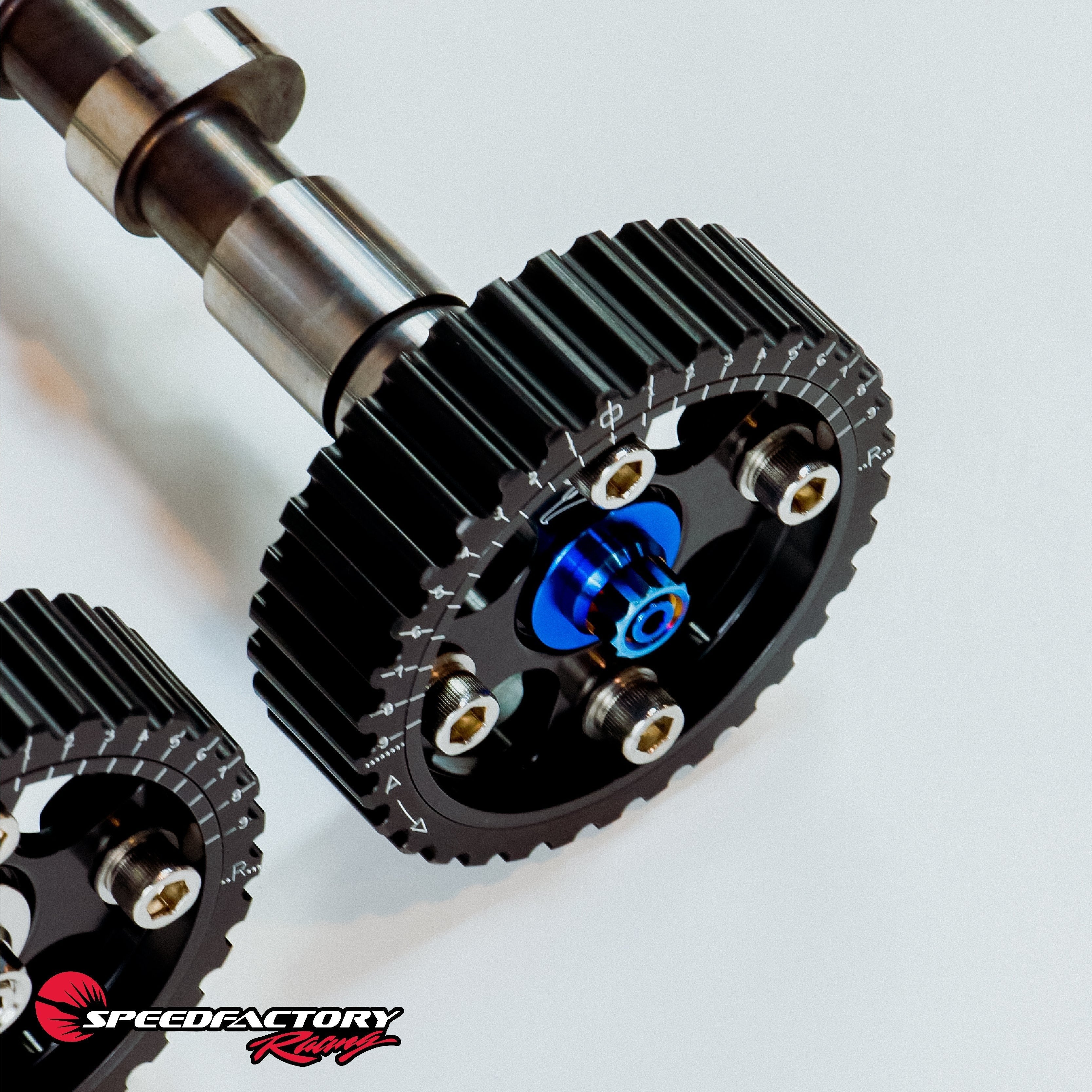 SpeedFactory Racing Titanium Cam Gear Stud Kit | 1990-2001 Acura Integra, 2000-2001 Acura Integra Type-R, and 1992-2001 Honda Prelude (SF-02-075-M10-A-KIT)