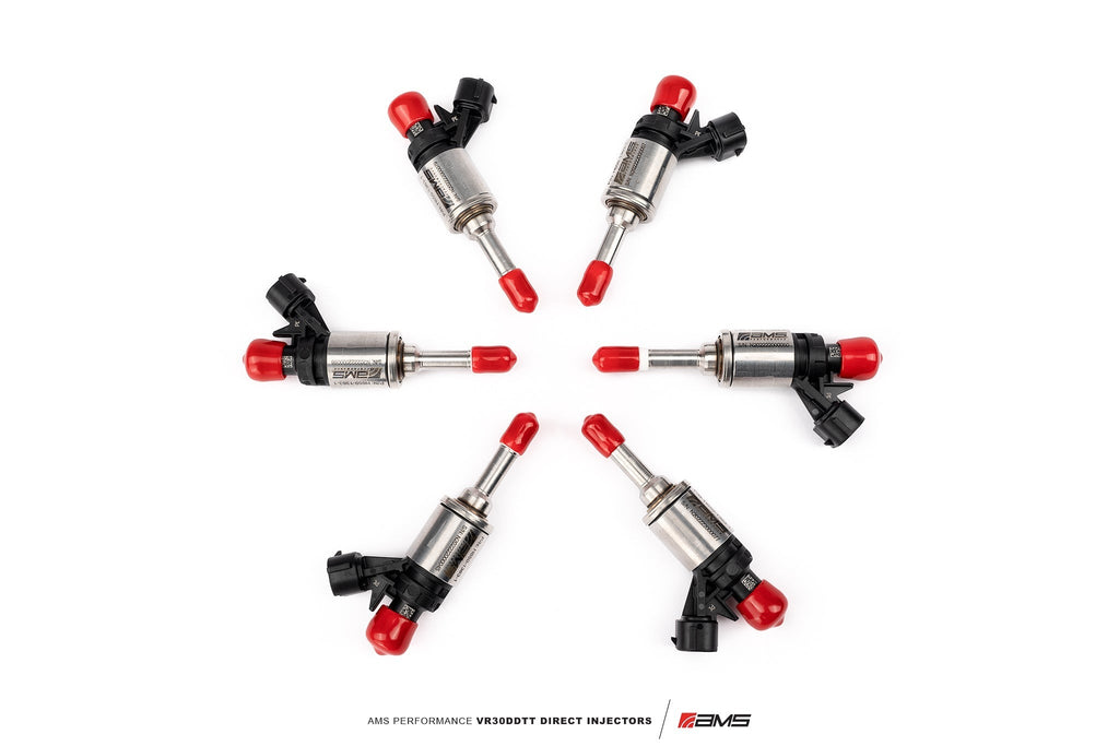 AMS Red Alpha VR30DDTT Stage 3 Direct Injectors | 2023+ Nissan Z & 2017-2024 Infiniti Q50 / Q60 VR30DDTT (ALP.28.07.0014-1)