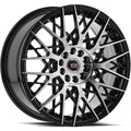 Spec-1 Wheels SP-53 Gloss Black w/ Machined Spoke Faces 20x8.5 | 5x100/5x114.3 (SP-5320852338GBM)