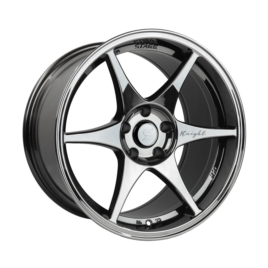 Stage Wheels Knight Black Chrome 17x9 | 5x114.3 (KNI2435513)