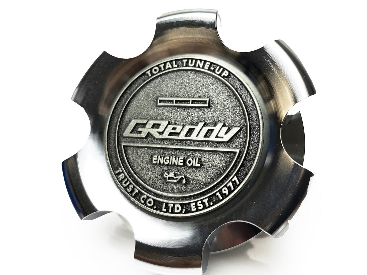 GReddy Type-B Oil Filler Cap M32-P3.5 - Chrome | Multiple Nissan/Honda Fitments (13901522)