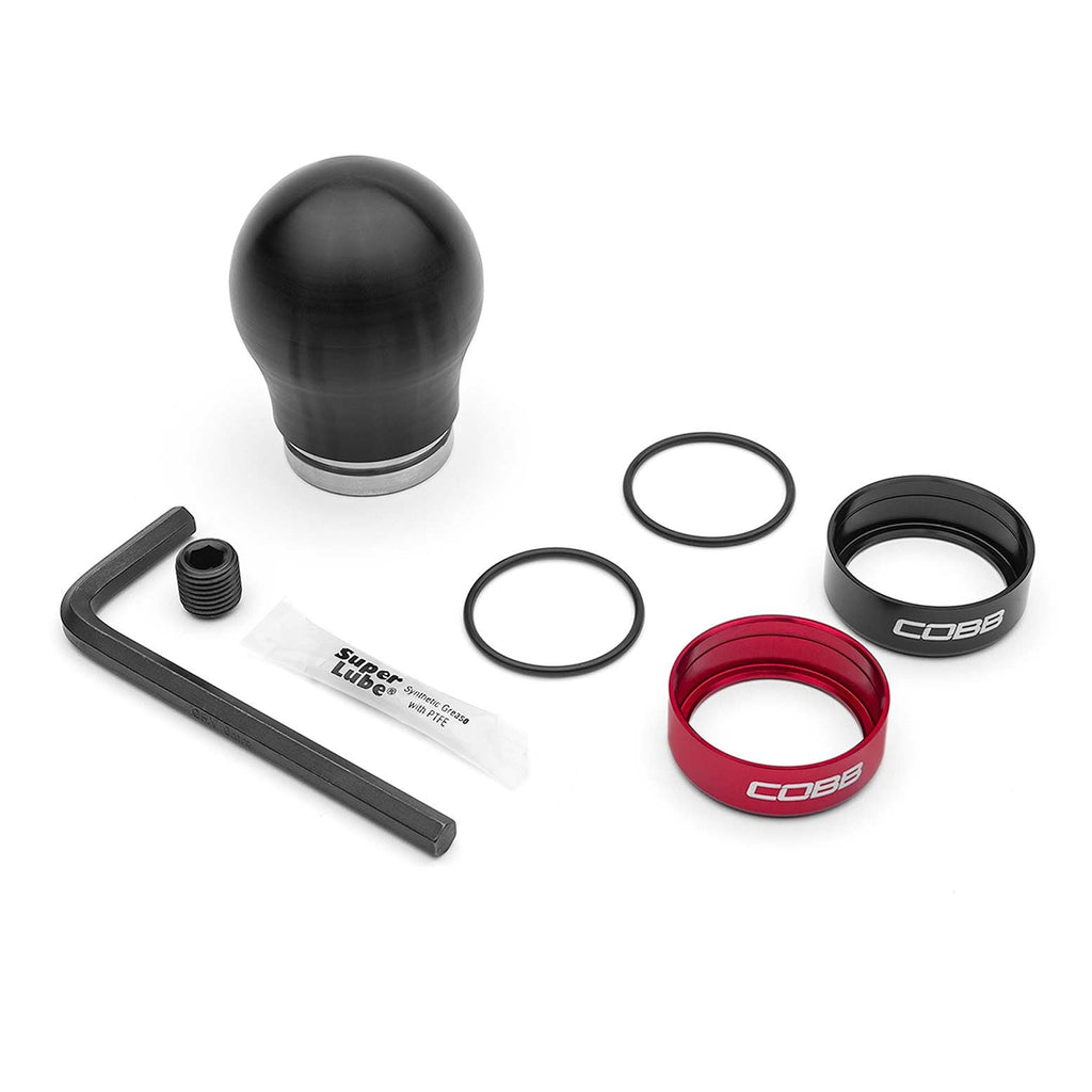 Cobb Tuning Weighted Shift Knob | Subaru BRZ / Scion FR-S / Toyota GT-86/GR86 / Ford Focus ST/RS / Fiesta ST (291360/291370)