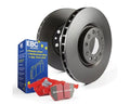 EBC Brakes S12K Redstuff Pad & Plain Rotor Rear Kit | 2016-2021 Honda Civic Si (S12KR1594)