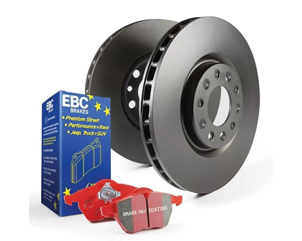 EBC Brakes S12K Redstuff Pad & Plain Rotor Rear Kit | 2016-2021 Honda Civic Si (S12KR1594)