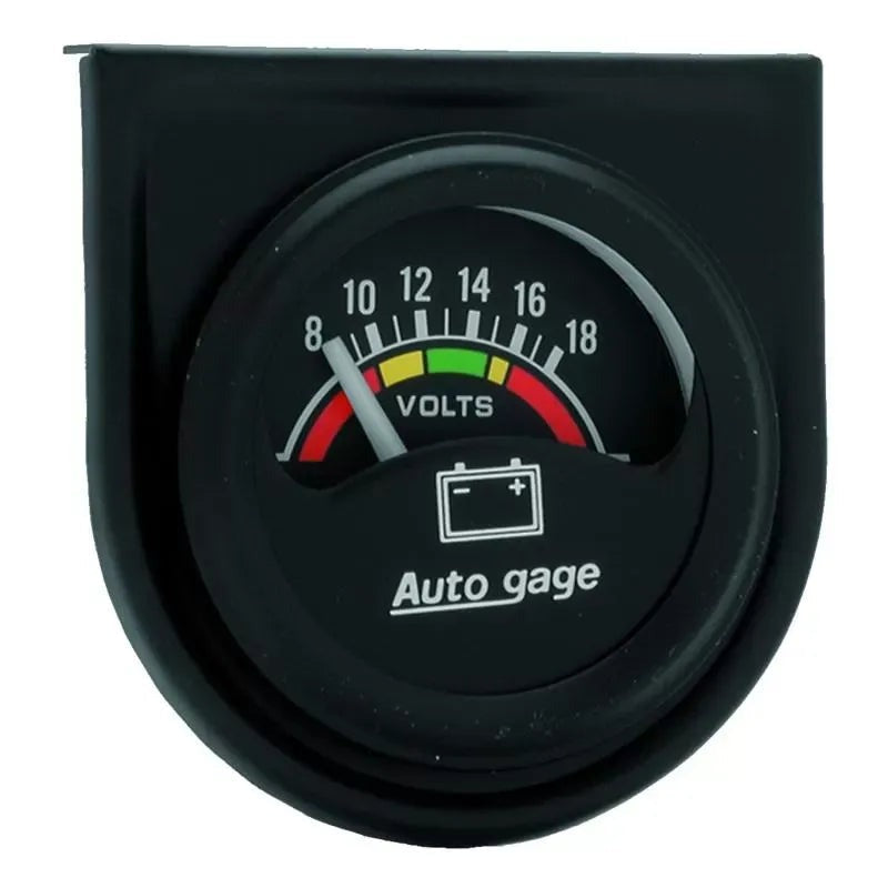Autometer 1-1/2-1/16" 8-18V Voltmeter Gauge Console Auto Gage | Universal (2356)